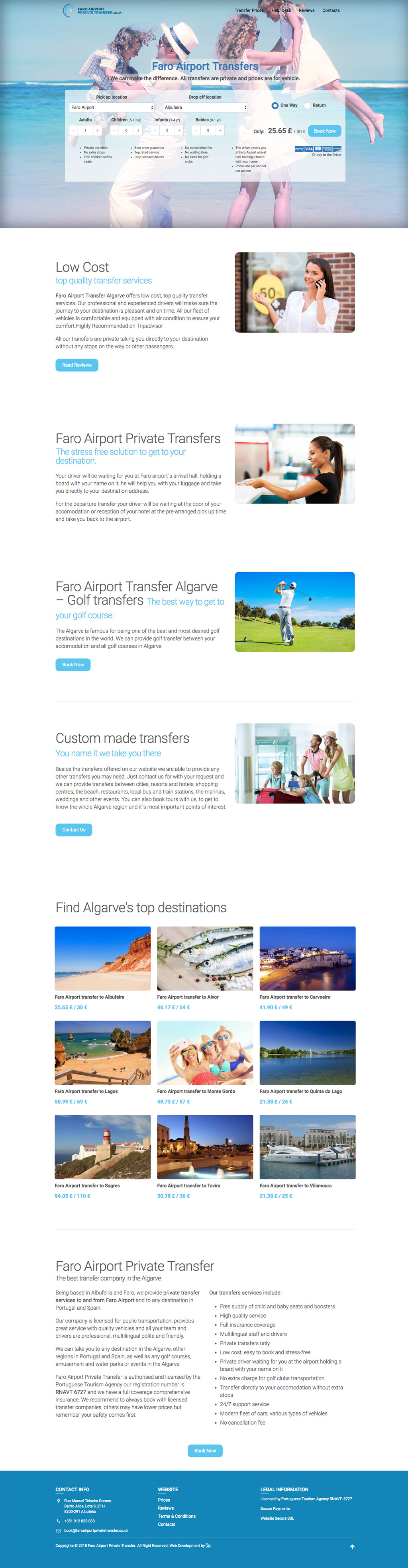 Faro Airport Private Transfers